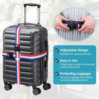 Travel Inspira Luggage Straps for Suitcases, Adjustable Suitcase Strap - Image 6