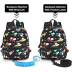 Accmor Toddler Harness Backpack Leash, Cute Excavator Kids Backpack - Image 4
