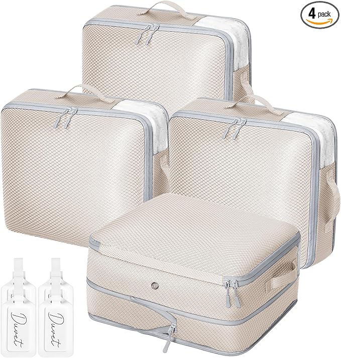 DIMJ Clothes Storage Bag 4 Pack, 19L Small Storage Bags by DiMJ