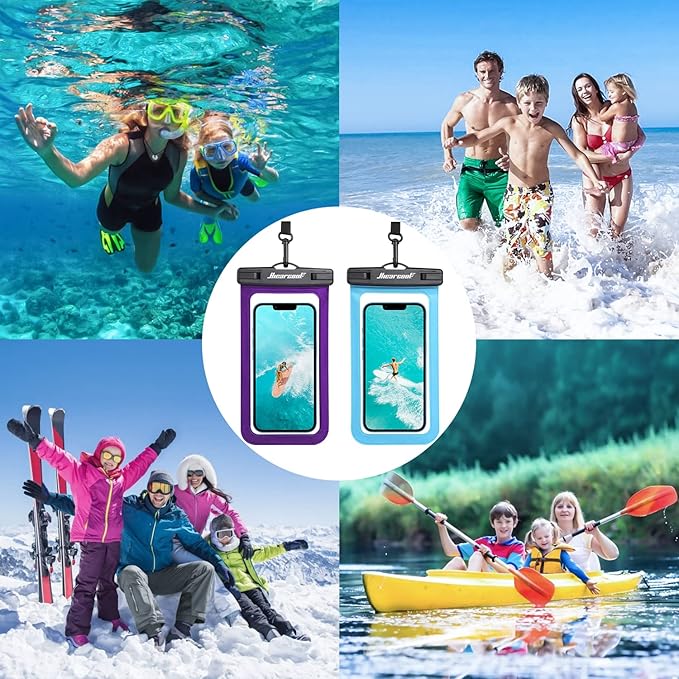 Hiearcool Universal Waterproof Phone Pouch, Dry Bag Compatible - Image 7