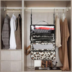 Suitcase Organizer, Travel Luggage Organizer Portable Hanging Travel Shelves - Image 7