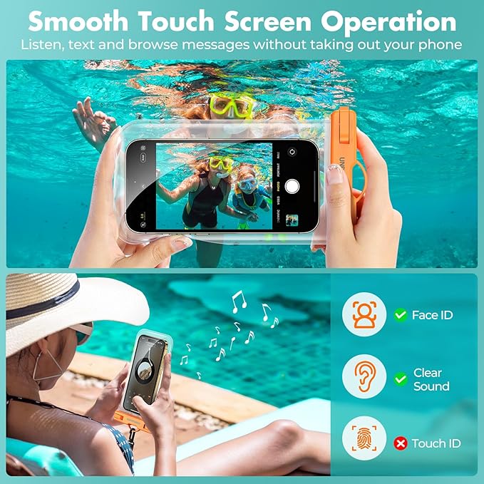 UNBREAKcable Waterproof Phone Pouch-2 Pack IPX8 Waterproof Phone Case - Image 5