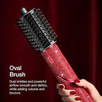 Shark FlexStyle Air Styling & Drying System | Powerful Hair Dryer & Multi-Styler | with Auto-Wrap Curlers, Diffuser, Oval & Paddle Brush, Concentrator Attachment | Red Sparkle | HD442JR