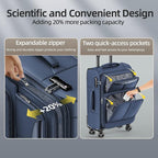 SHOWKOO Luggage Sets 3 Piece Softside Expandable Lightweight Durable Suitcase - Image 4