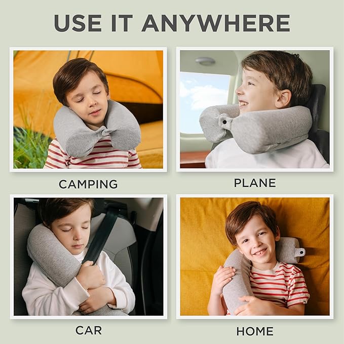 Dot&Dot Twist Memory Foam Kids Travel Pillow - Image 3