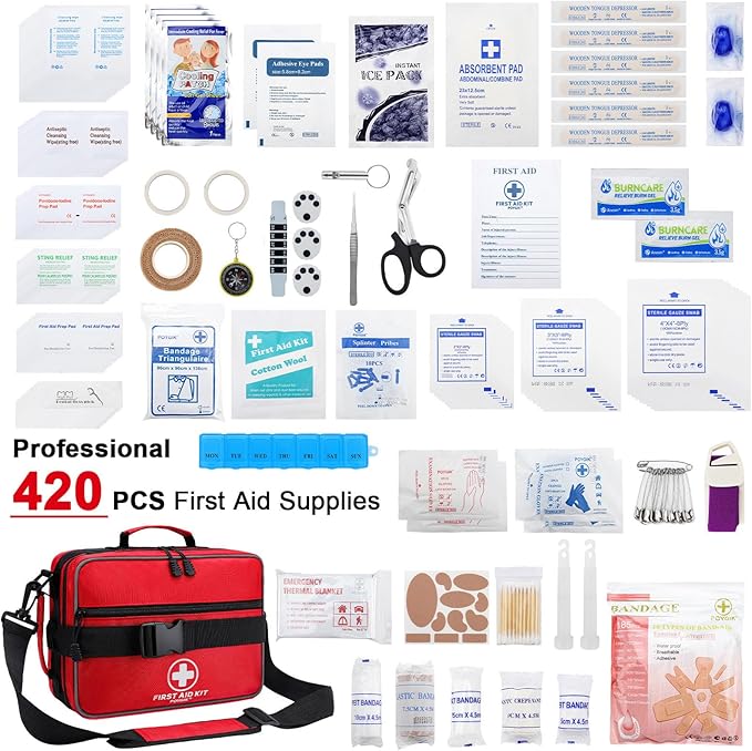 Premium 420 Piece Large First Aid Kit - Image 2