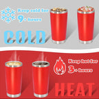 20 oz Tumbler with lid Double Wall Vacuum Insulated Tumblers Stainless Steel - Image 4