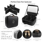MOMIRA Travel Makeup Bag Cosmetic Bag Makeup Organizer Bag - Image 3