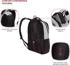 SwissGear Cecil 5505 Laptop Backpack, Heather Grey - Image 2