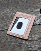 Buffway Slim Minimalist Front Pocket RFID Blocking Leather Wallets - Image 3
