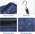 Suitcase Organizer, Travel Luggage Organizer Portable Hanging Travel Shelves - Image 5