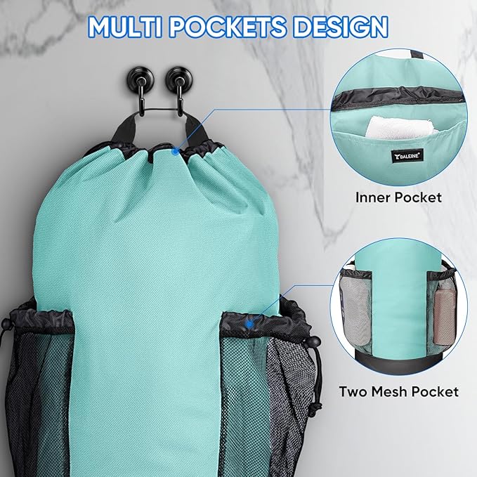 BALEINE 120L Laundry Bag Backpack, 900D Oxford Fabric Large Travel Laundry Bags - Image 3
