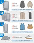 BAGSMART Compression Packing Cubes - Image 2