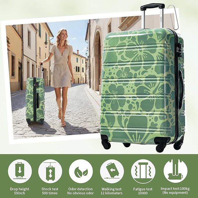 Merax Luggage Sets 3 Piece, Hardside Suitcase Set - Image 7