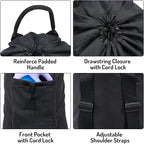 Laundry Backpack Bag, Dirty Clothes Travel Laundry Bag - Image 3