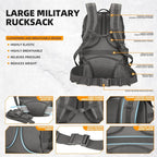 50L Military Tactical Backpack Hiking Waterproof Backpack Large Military Pack 3 - Image 4
