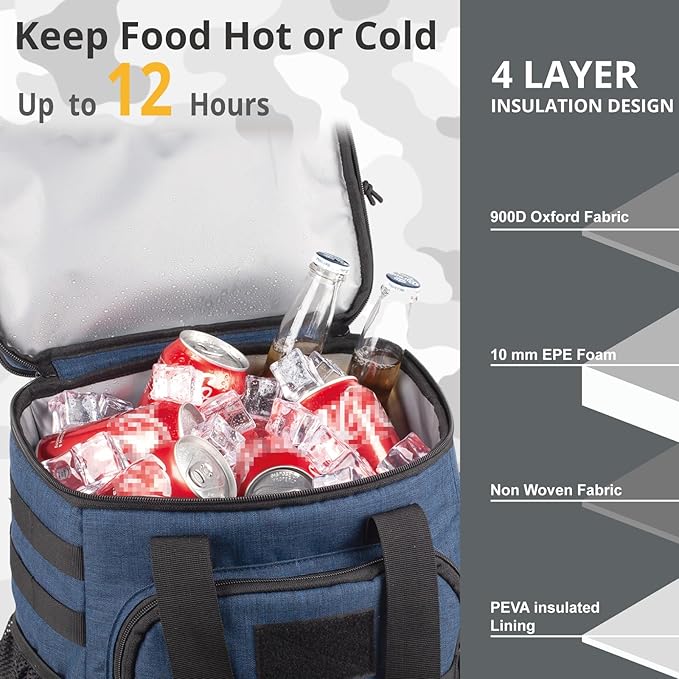 Tactical Backpack Cooler, Lunch Backpack - Image 4