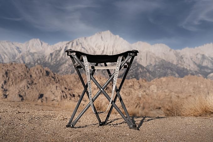 Travel Chair Big Slacker Stool, Portable Tripod Chair - Image 2