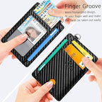 FurArt Slim Minimalist Wallet, Front Pocket Wallets, RFID Blocking, Credit Card - Image 3