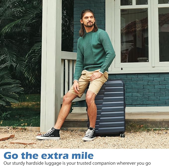 Coolife Larage Luaggage Hardside Expandable Suitcase - Image 6