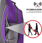 G4Free Sling Bag RFID Blocking Sling Backpack Crossbody Chest Bag Daypack - Image 2