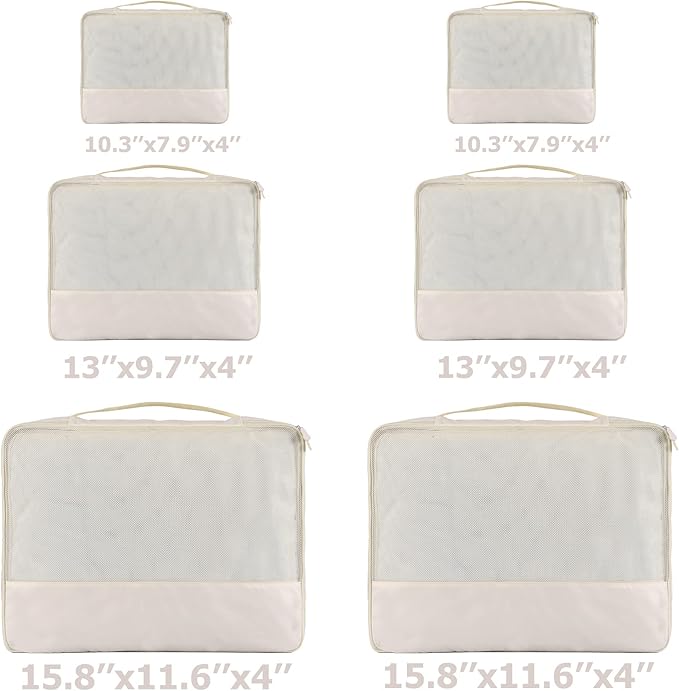DoubleTrip Packing Cubes for Travel Accessories Luggage Organizer Bag Set - Image 2