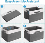 GhvyenntteS Large Closet Storage Bins - Image 9