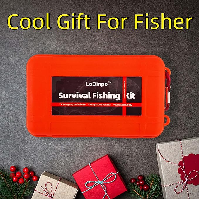 Mini Survival Fishing Kit Small Emergency Fishing TackleBox Pocket Outdoor - Image 3