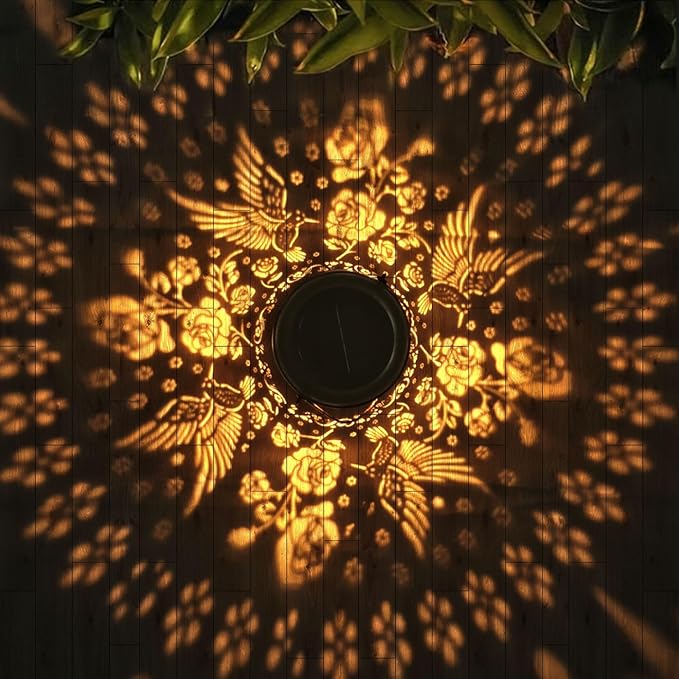 Solar Lanterns Outdoor Waterproof Hummingbird Christmas Garden Decor - Image 2