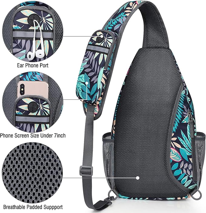 G4Free Sling Bag RFID Blocking Sling Backpack Crossbody Chest Bag Daypack - Image 2