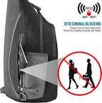 G4Free Sling Bag RFID Blocking Sling Backpack Crossbody Chest Bag Daypack - Image 2