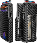 Men Wallet, with Money Clip Coins Pocket ID Window, Slim Front Pocket RFID by Miyozi