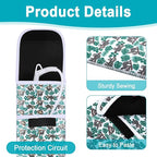 Shappy 2 Pcs Heat Resistant Hair Tools Bag Curling Iron Travel Case Cover Neoprene Flat Iron Holder Travel Case and Silicone Mat Pouch for Hot Hair Tools Storage Organizer(Sloth Style)