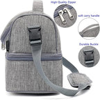 FlowFly Double Decker Cooler Insulated Lunch Bag Large Tote - Image 5