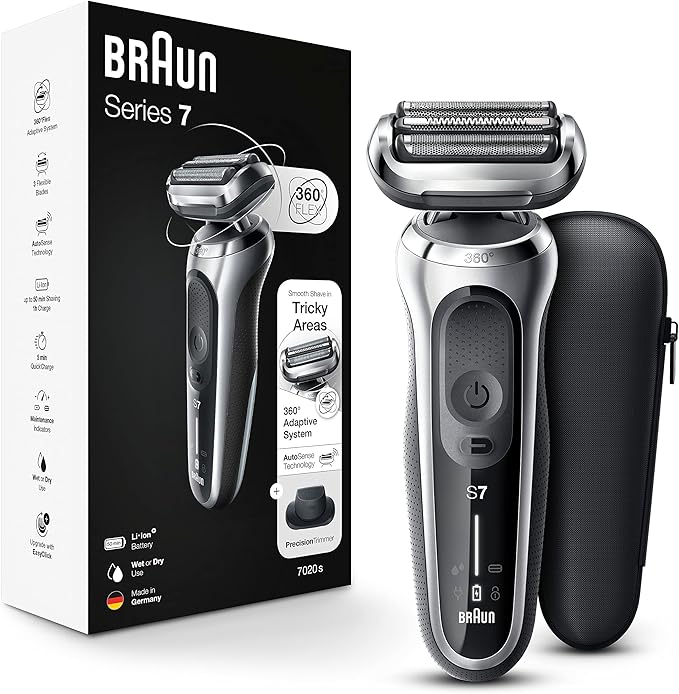 Braun Electric Razor for Men, Series 7 360 Flex Head Foil Shaver by Braun