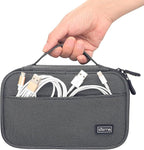 sisma Travel Electronics Organizer Tech Accessories Case Small Carrying Bag - Image 6