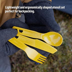 Sea to Summit Passage Camp Cutlery Set, Spoon and Knife, Spicy Orange - Image 2