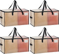 VENO 4 Pack Moving Bags, Comforter and Blanket Storage Bags by Veno