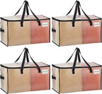 VENO 4 Pack Moving Bags, Comforter and Blanket Storage Bags by Veno