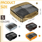 5 Pcs Packing Cubes for Suitcase Large Travel Cubes Carry on Luggage Organizer - Image 2