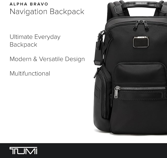 TUMI - Alpha Bravo Navigation Backpack - Everyday Travel Backpack - Fits Up to - Image 2