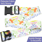 Roses Flowers Luggage Straps for Suitcases, Adjustable Luggage Travel Belts to - Image 5