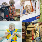 AUGSUN 10 Pcs Safety Whistle Marine Whistle Plastic Whistles - Image 7