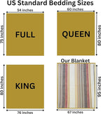 Alpaca Wool Throw Blanket | Super Soft, Lightweight, Breathable and - Image 2