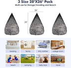 3Pcs Mesh Laundry Bags Washing Machine Mesh Wash Bags Jumbo - Image 5