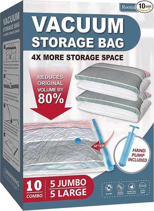 10 Pack Vacuum Storage Bags by Roomimaster