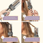 INFINITIPRO by CONAIR Curl Secret Automatic Curling Iron - 1 1/4-inch Barrel - Hair Curler for All Hair Types and Medium to Long Hair Lengths - Dual Voltage for Worldwide Travel