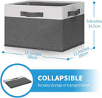 GhvyenntteS 6 Pack Fabric Storage Bins, Foldable Storage Baskets - Image 3