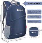 ZOMAKE Lightweight Packable Backpack 20L, Foldable Backpacks Small Daypack - Image 3