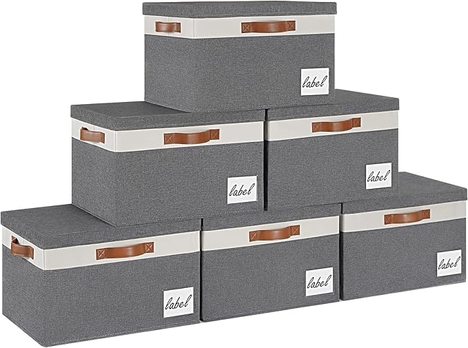 GhvyenntteS Extra Large Storage Bins by GhvyenntteS